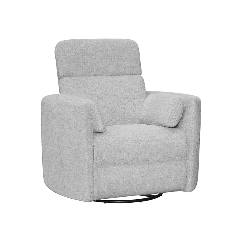 Parker Living Radius Manual Swivel Recliner Chair in Angora Linen (Set of 2)