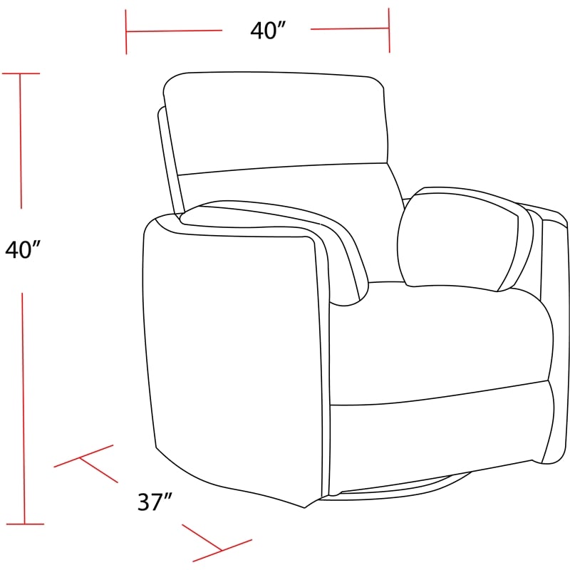 Parker Living Radius - Tatum River Rock Power Swivel Glider Recliner Two Pack