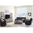 Parker Living Spartacus - Black Power Reclining Sofa Loveseat and Recliner