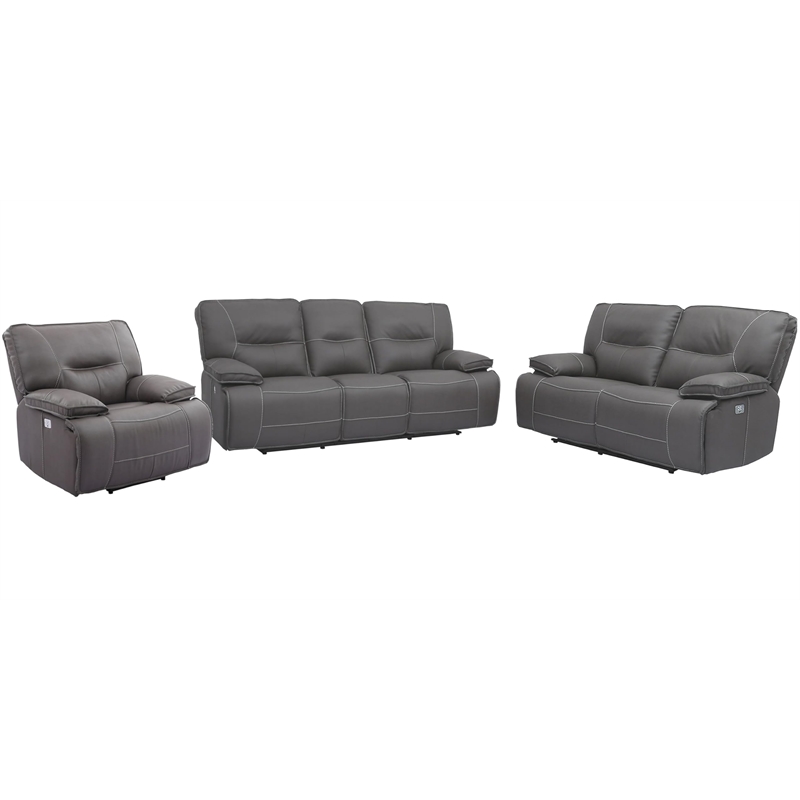 Parker Living Spartacus - Haze Power Reclining Sofa Loveseat and Recliner