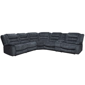 Parker Living Bolton - Misty Storm 6 Piece Reclining Sectional