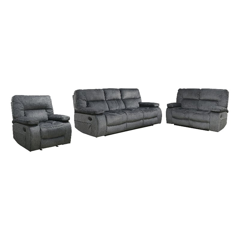 Parker Living Chapman - Polo Manual Reclining Sofa Loveseat and Recliner