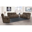 Parker Living Cooper - Shadow Brown Manual Reclining Sofa Loveseat and Recliner