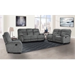 Parker Living Cooper - Shadow Grey Manual Reclining Sofa Loveseat and Recliner