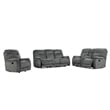 Parker Living Cooper - Shadow Grey Manual Reclining Sofa Loveseat and Recliner