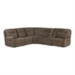 Parker Living Cooper - Shadow Brown 6 Piece Modular Manual Reclining Sectional