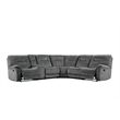 Parker Living Cooper - Shadow Grey 6 Piece Modular Manual Reclining Sectional