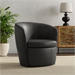 Parker Living Barolo - Vintage Slate Italian Leather Swivel Club Chair Two Pack