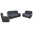 Parker Living Dalton - Lucky Charcoal Power Reclining Sofa Loveseat and Recliner