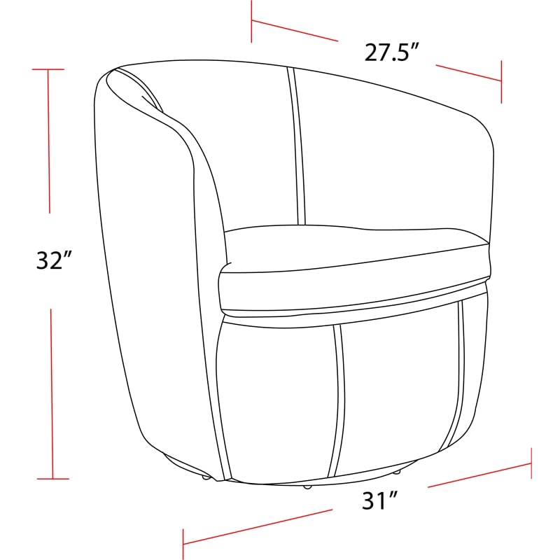 Parker Living Barolo Vintage Whiskey Italian Leather Swivel Club Chair Two Pack