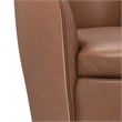 Parker Living Barolo Vintage Whiskey Italian Leather Swivel Club Chair Two Pack