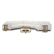 Parker Living Escape - Mirage Mist 4 Piece Modular Sectional