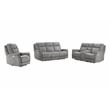 Parker Living Linus - Hudson Grey Power Reclining Sofa Loveseat and Recliner