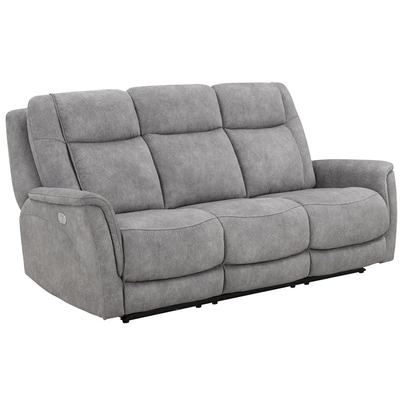 Parker Living Linus - Hudson Grey Power Reclining Sofa Loveseat and Recliner