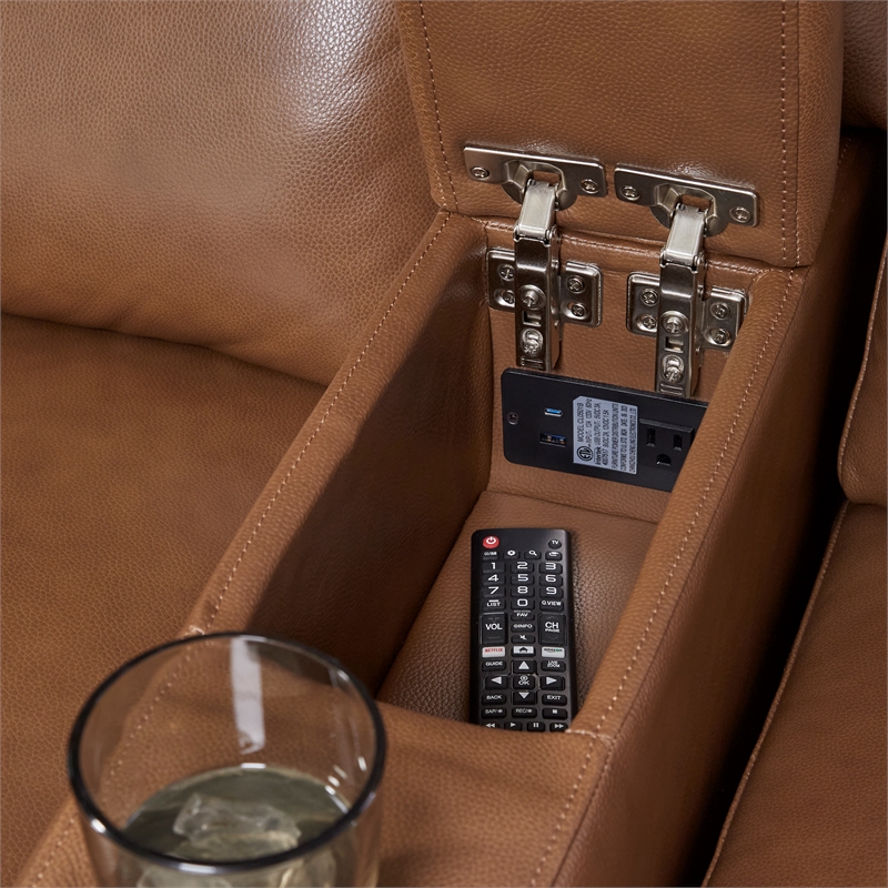 Parker Living Modesto Sable 6PC Power Adjustable Headrests Reclining Sectional