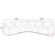 Parker Living Modesto Sable 7PC Power Adjustable Headrests Reclining Sectional