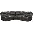 Parker Living Outlaw Stallion 6PC Power Reclining Sectional with Drop Down Table