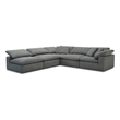 Parker Living Exhale - Mathis Thunder 5 Piece Modular Sectional