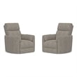 Parker Living Radius - Burlap Manual Swivel Recliner Two Pack
