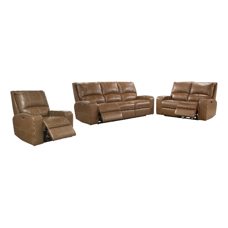 Parker Living Swift - Bourbon Power Reclining Sofa Loveseat and Recliner