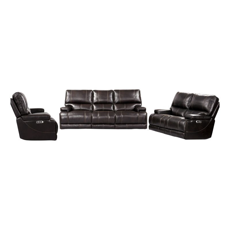 Parker Living Whitman Verona Coffee Power Reclining Sofa Loveseat and Recliner