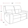Parker Living Polaris - Slate Power Reclining Sofa Loveseat and Recliner