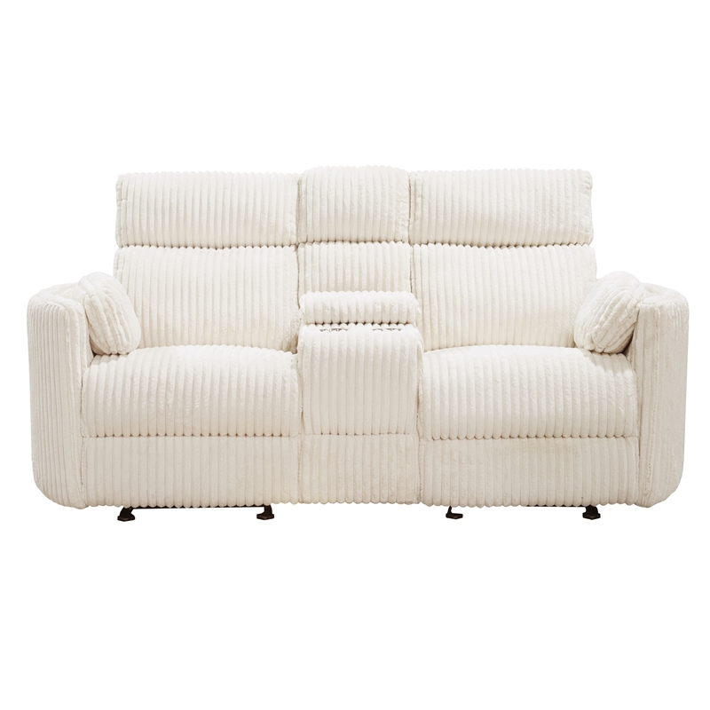 Parker Living Radius - Mega Ivory Power Reclining Sofa Loveseat and Recliner