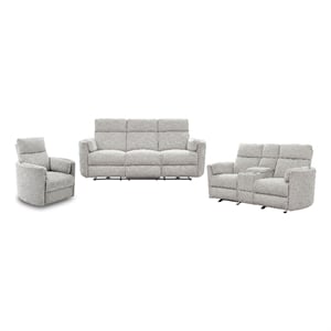 parker living radius - mineral power reclining sofa loveseat and recliner