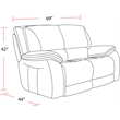 Parker Living Vail - Burnt Sienna Power Reclining Sofa Loveseat and Recliner