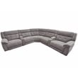 Parker Living Richland Bristol Grey 7PC Power Adj. Headrests Reclining Sectional