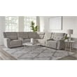 Parker Living Richland Bristol Grey 7PC Power Adj. Headrests Reclining Sectional