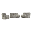 Parker Living Cooper Shadow Natural Manual Reclining Sofa Loveseat and Recliner
