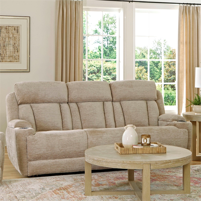 Parker Living Dalton - Lucky Fawn Power Reclining Sofa Loveseat and Recliner