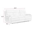 Parker Living Dalton - Lucky Fawn Power Reclining Sofa Loveseat and Recliner