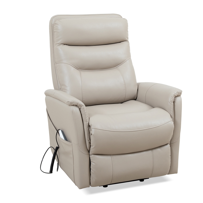 Parker Living Gemini Softy Ivory Articulating Headrest Power Lift Recliner 2Pack