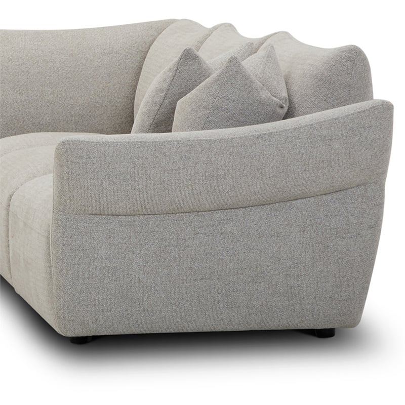 Parker Living Playful - Canes Cobblestone 6 Piece Modular Sectional