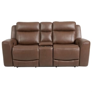 Parker Living Calgary - Autumn Umber Power Reclining Console Loveseat P2