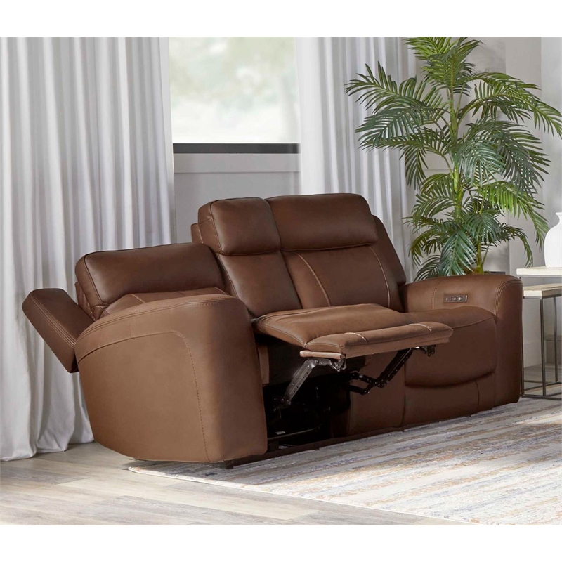 Parker Living Calgary - Autumn Umber Power Reclining Console Loveseat P2