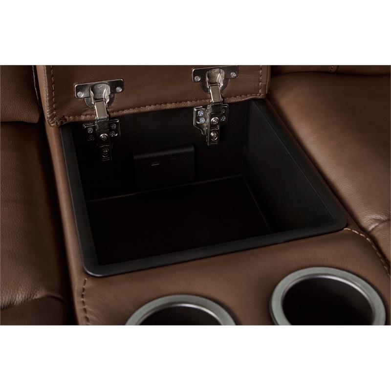 Parker Living Calgary - Autumn Umber Power Reclining Console Loveseat P2