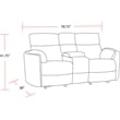 Parker Living Radius - Mega Ivory Power Reclining Sofa and Loveseat