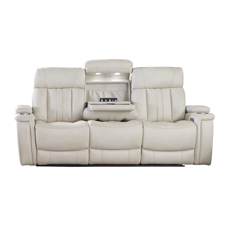 Parker Living Royce - Fantom Ivory Power Reclining Sofa and Loveseat
