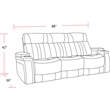 Parker Living Royce - Fantom Ivory Power Reclining Sofa and Loveseat