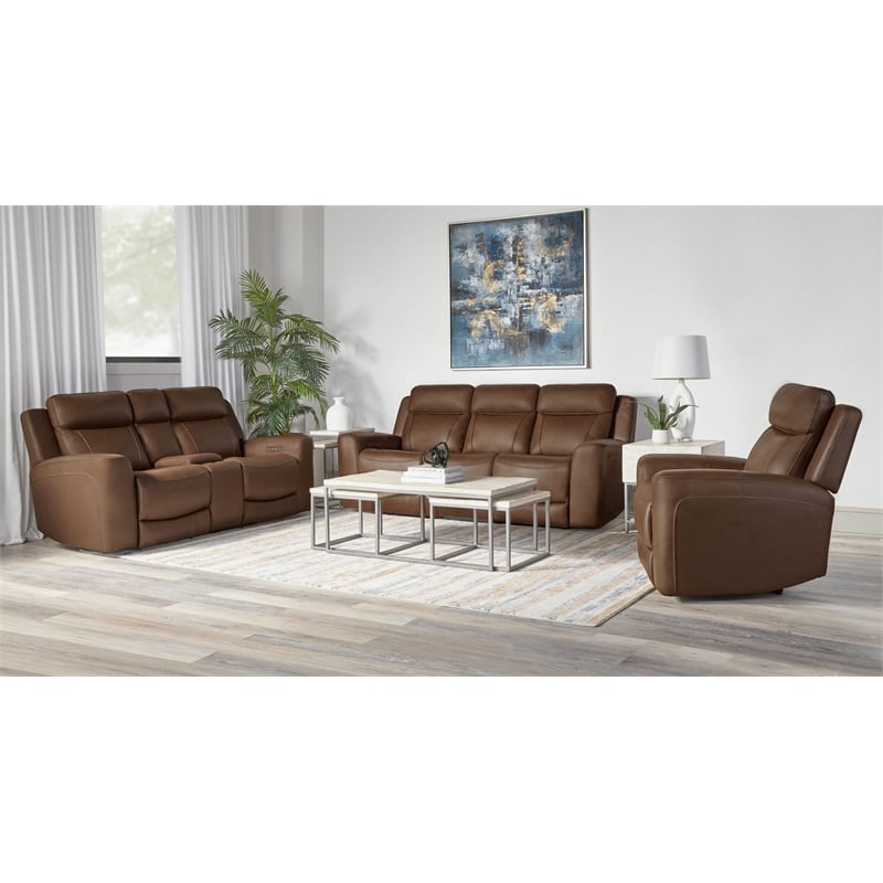 Parker Living Calgary - Autumn Umber Power Reclining Sofa P2