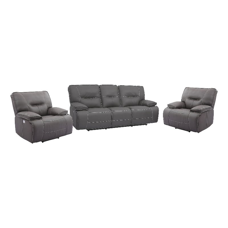 Parker Living Spartacus - Haze Power Reclining Sofa and Two Recliners