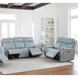 Parker Living Cascade - Seamist Grey Power Reclining Sofa and Loveseat