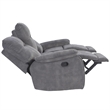 Parker Living Cooper - Shadow Grey Manual Reclining Sofa and Recliner