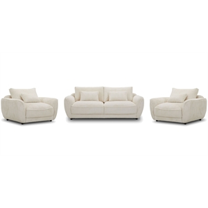 Parker Living Utopia - Mega Ivory Sofa and 2 Chair and Half