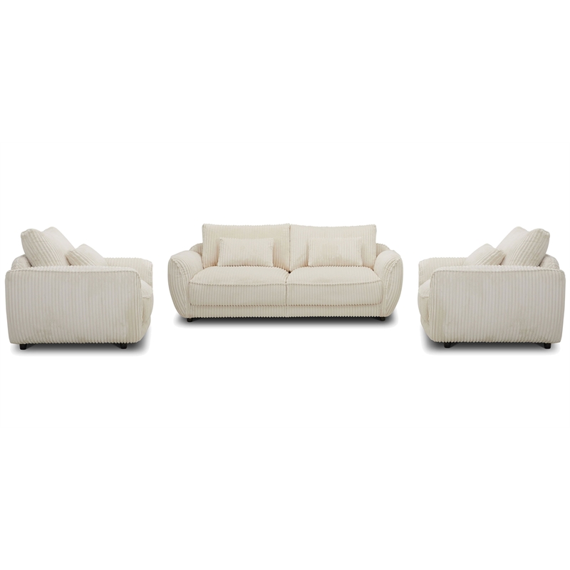 Parker Living Utopia - Mega Ivory Sofa and 2 Chair and Half