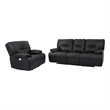Parker Living Spartacus - Black Power Reclining Sofa and Recliner