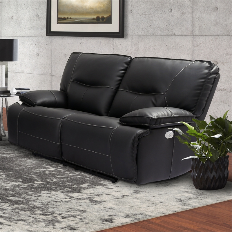 Parker Living Spartacus - Black Power Reclining Sofa and Loveseat